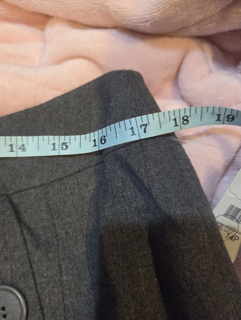 Nwt Talbots Gray Wool Pencil Skirt With Button Detail Workwear Officesiren | 14 - Picture 7 of 8